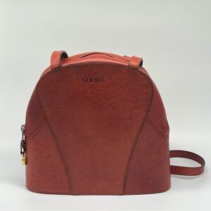 Loewe brown Leather Women's backpack